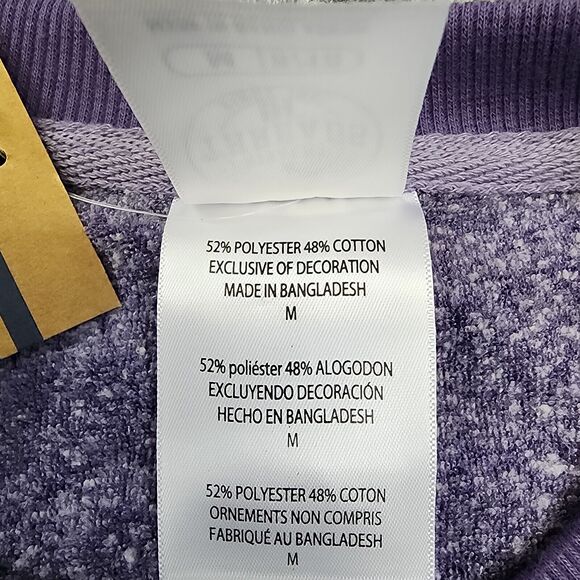 University of Clemson Tigers Sweatshirt Womens Medium Purple Long Sleeve Fleece - Picture 15 of 16